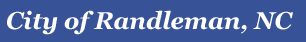City of Randleman, NC